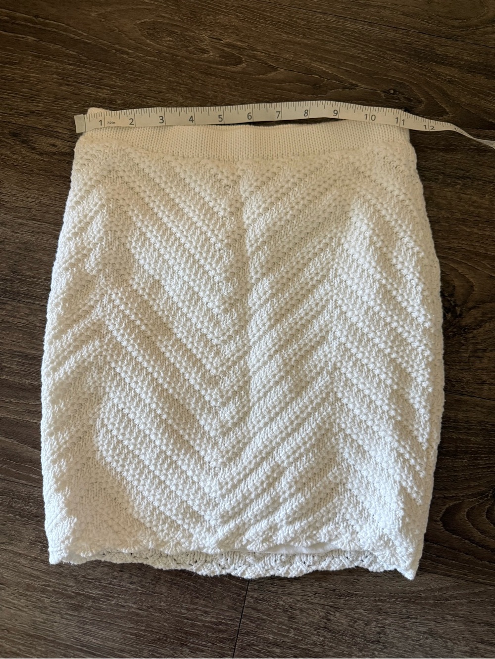 Hollister White Crochet Skirt